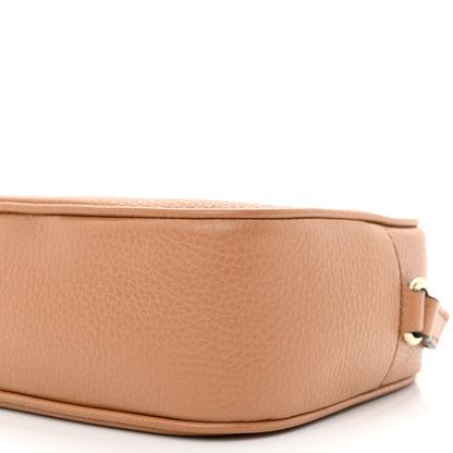 Gucci Pebbled Calfskin Small Soho Disco Bag Camelia 10 of 12