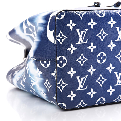 Louis Vuitton Monogram Escale Neonoe MM Blue 9 of 10