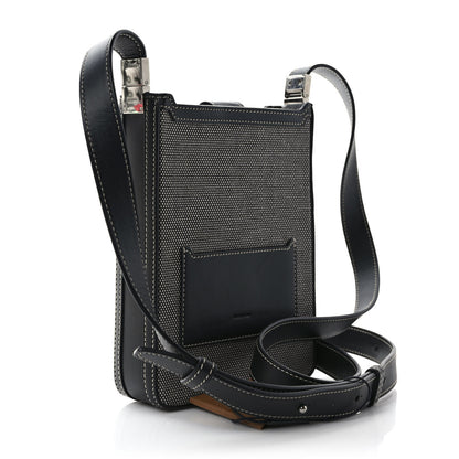 Burberry Canvas Horseferry Print Olympia Crossbody Black 3 of 8