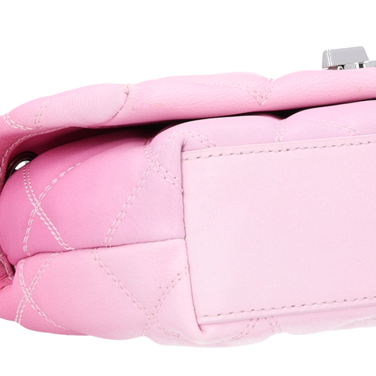 Marc Jacobs Quilted Dual Chain Small Shoulder Bag  Pink 9 of 10