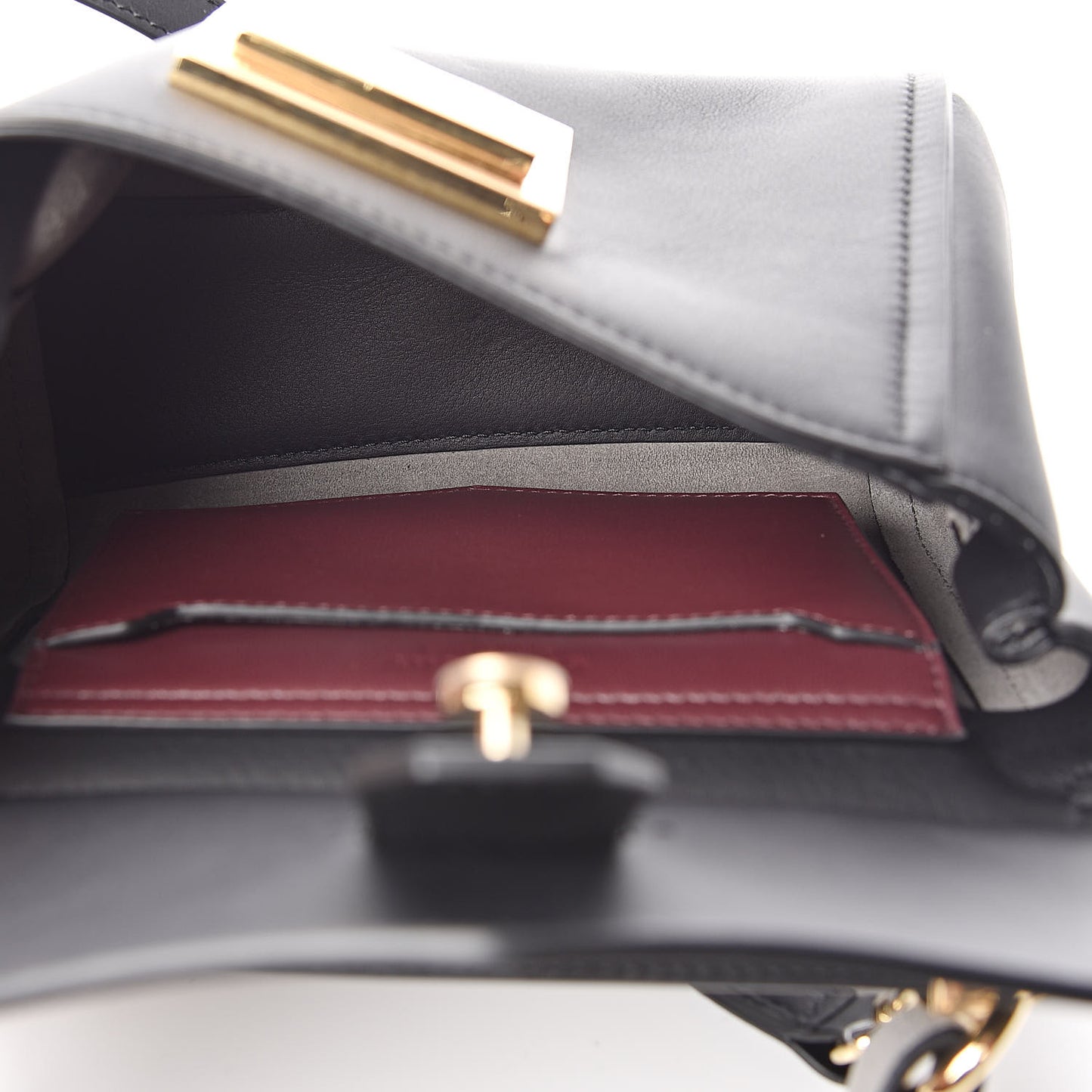 Calfskin Mini Mystic Shoulder Bag Black