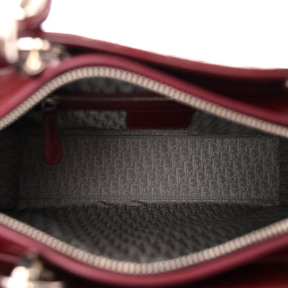 Christian Dior Patent Cannage Large Lady Dior Burgundy 5 of 12