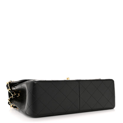 Chanel Caviar Quilted Jumbo Double Flap Black 4 of 14