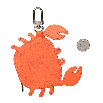 Louis Vuitton Monogram Crab Bag Charm Orange 2 of 5