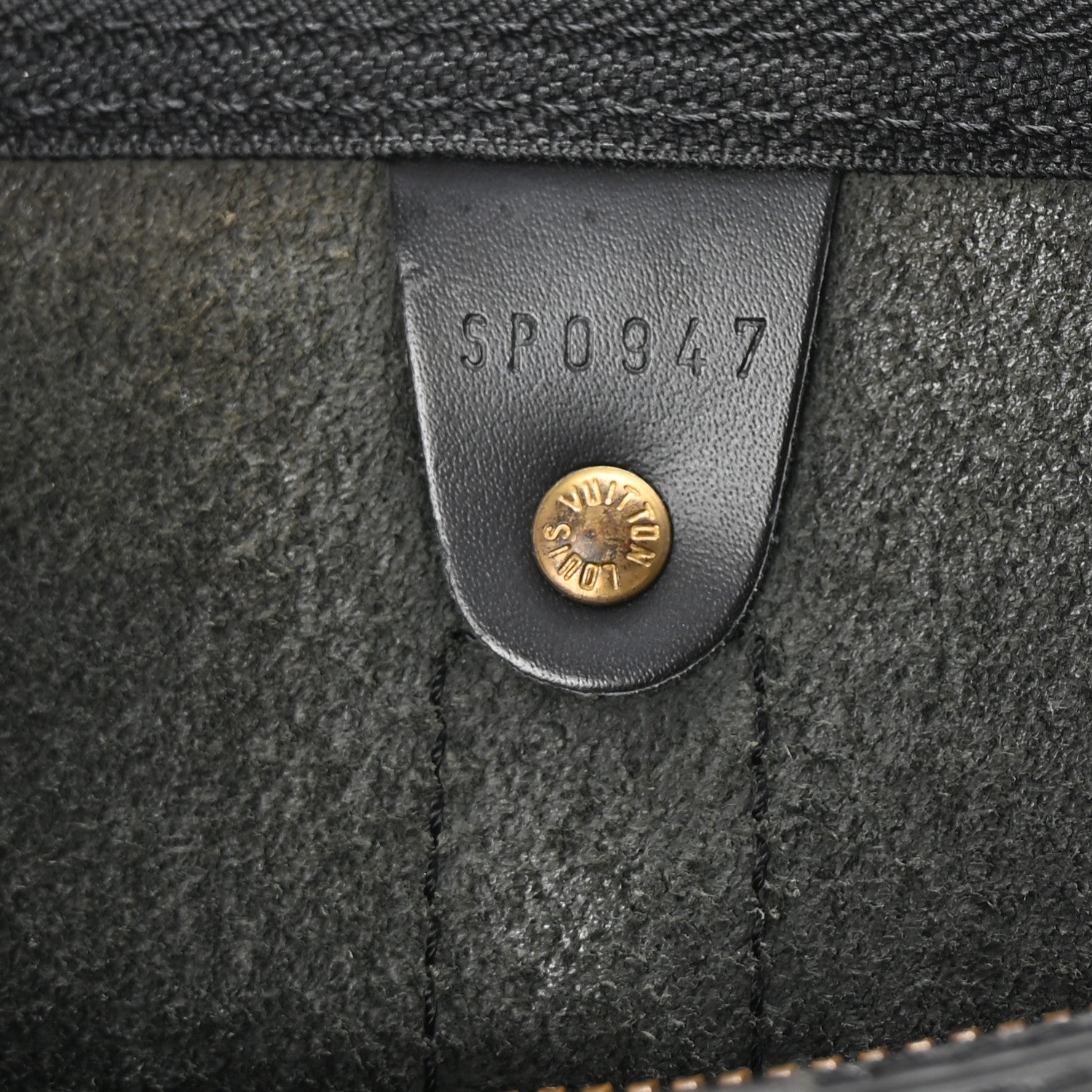 Louis Vuitton Epi Keepall 45 Black 6 of 9