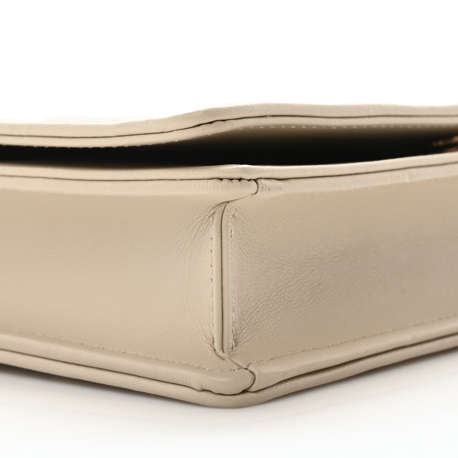 Christian Dior Lambskin Cannage Lady Dior Chain Wallet Corda 10 of 11