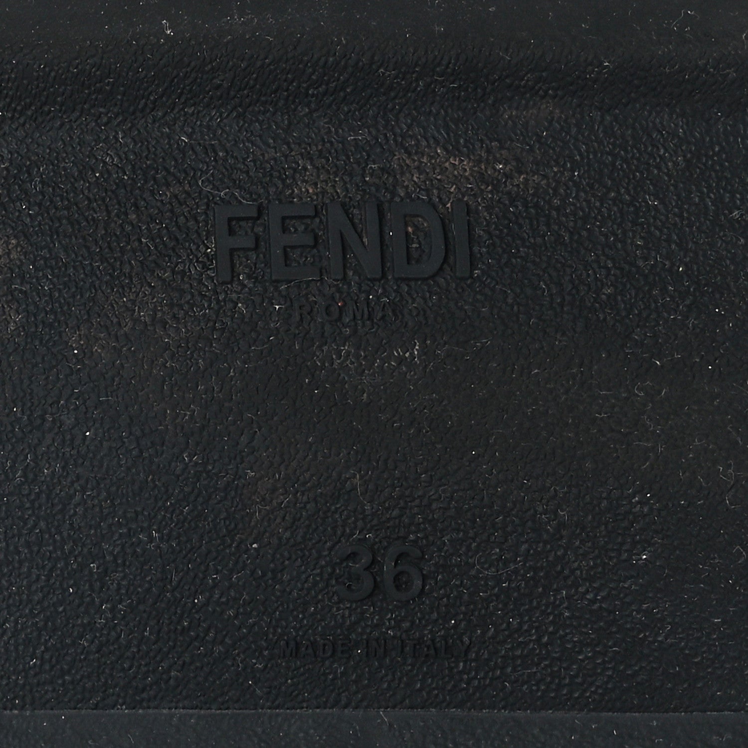 Fendi Stretch Yarn Stiff Band Rockoko Sneakers 36 Black Multicolor 7 of 7