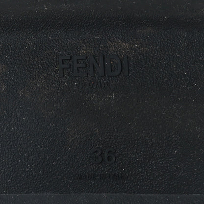 Fendi Stretch Yarn Stiff Band Rockoko Sneakers 36 Black Multicolor 7 of 7