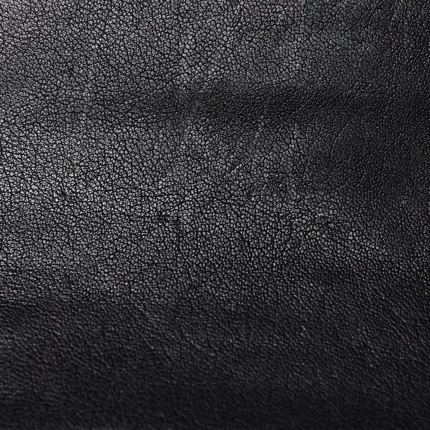 Sheepskin Matelasse Chevron Monogram Medium College Bag Black