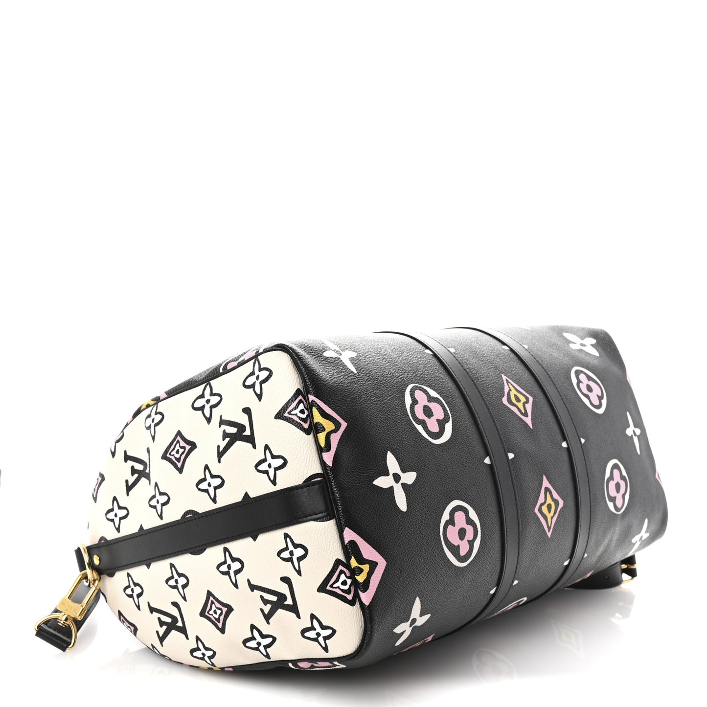 Monogram Giant Wild At Heart Keepall Bandouliere 45 Black