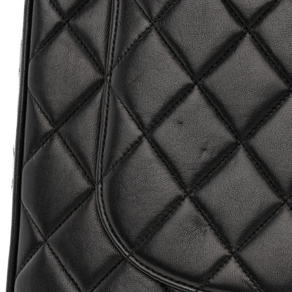 Chanel Lambskin Quilted XL Jumbo Single Flap Black 15 of 16