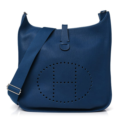 Hermes Taurillon Clemence Evelyne III TGM Bleu Obscur 1 of 9