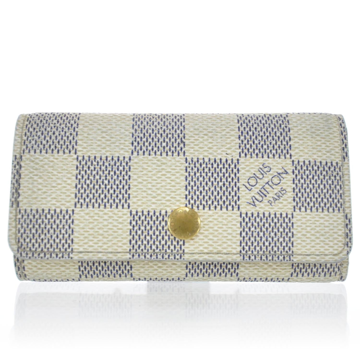 Louis Vuitton Damier Azur Multicles 4 Key Holder 1 of 9