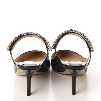 Jimmy Choo Patent Calfskin Bing 65 Pumps 37 Black 5 of 9