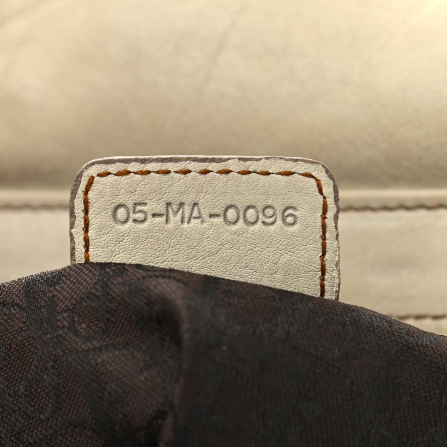 Calfskin Medium Gaucho Double Saddle Bag Ivory