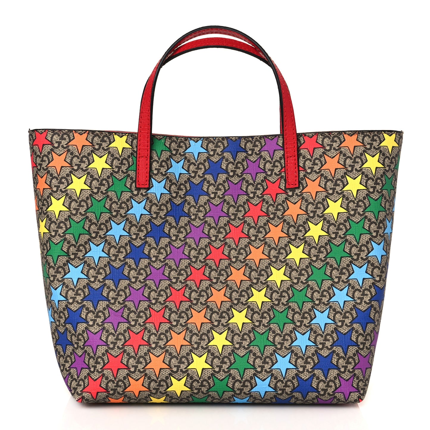 GG Supreme Monogram Childrens Star Print Tote Multicolor