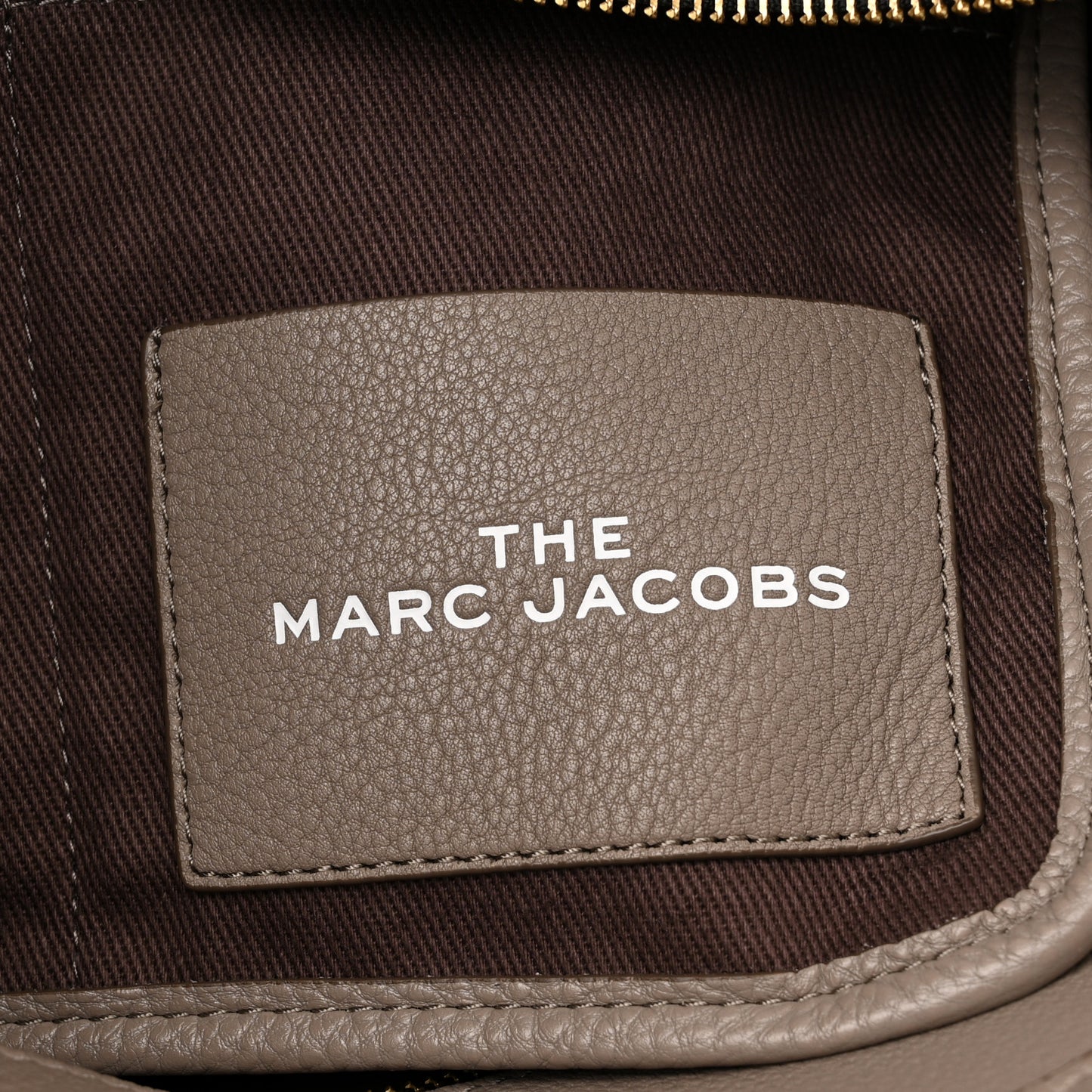 Grained Calfskin Medium The Tote Bag Grey