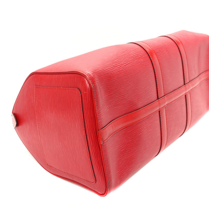 Louis Vuitton Epi Keepall 45 Castillan Red 8 of 11
