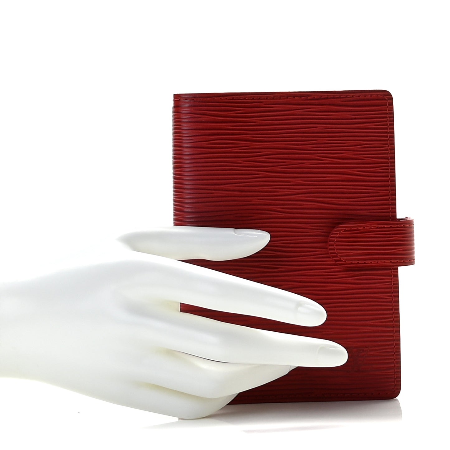 Epi Small Ring Agenda Cover Castillan Red