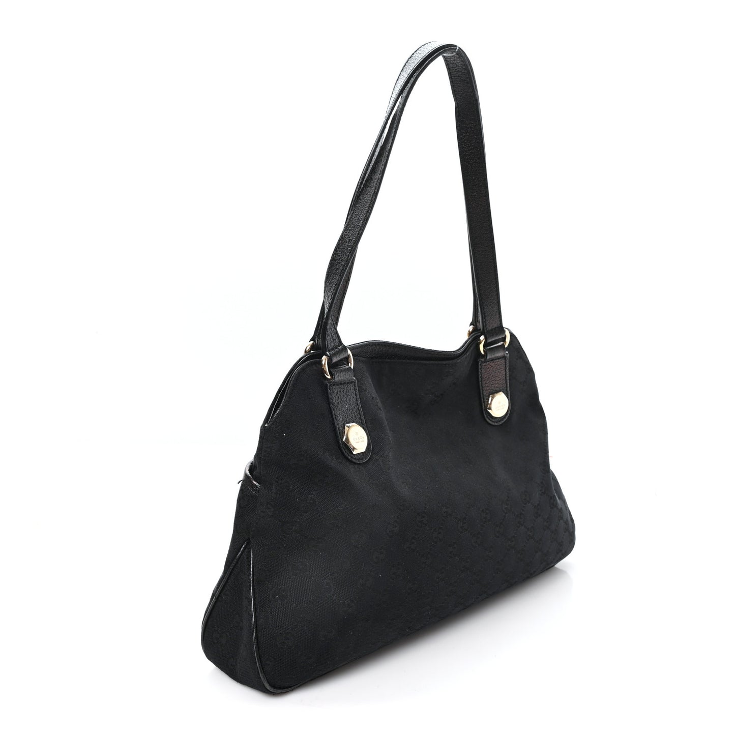 Monogram Medium Charmy Shoulder Bag Black