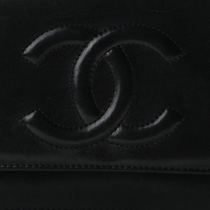Chanel Lambskin Timeless CC Wallet On Chain WOC Black 9 of 11