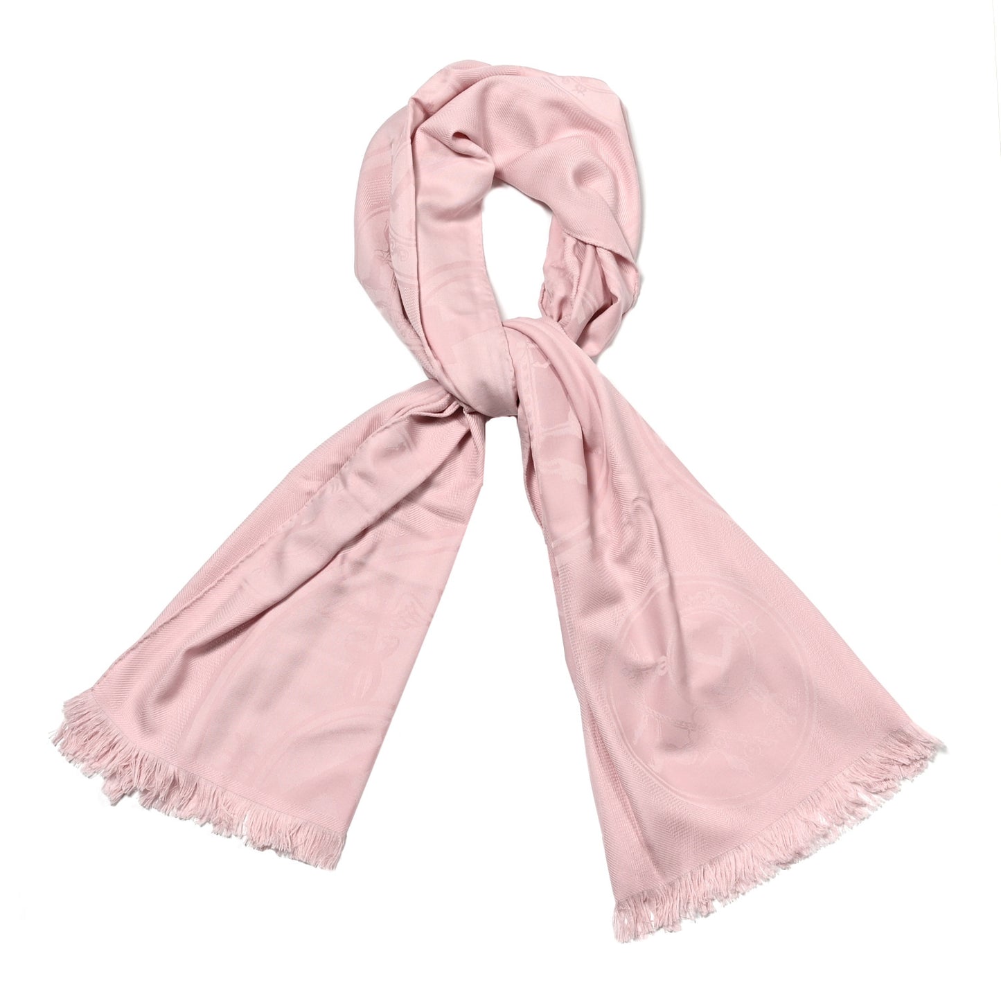 Cashmere Silk New Libris Stole Rose Petale