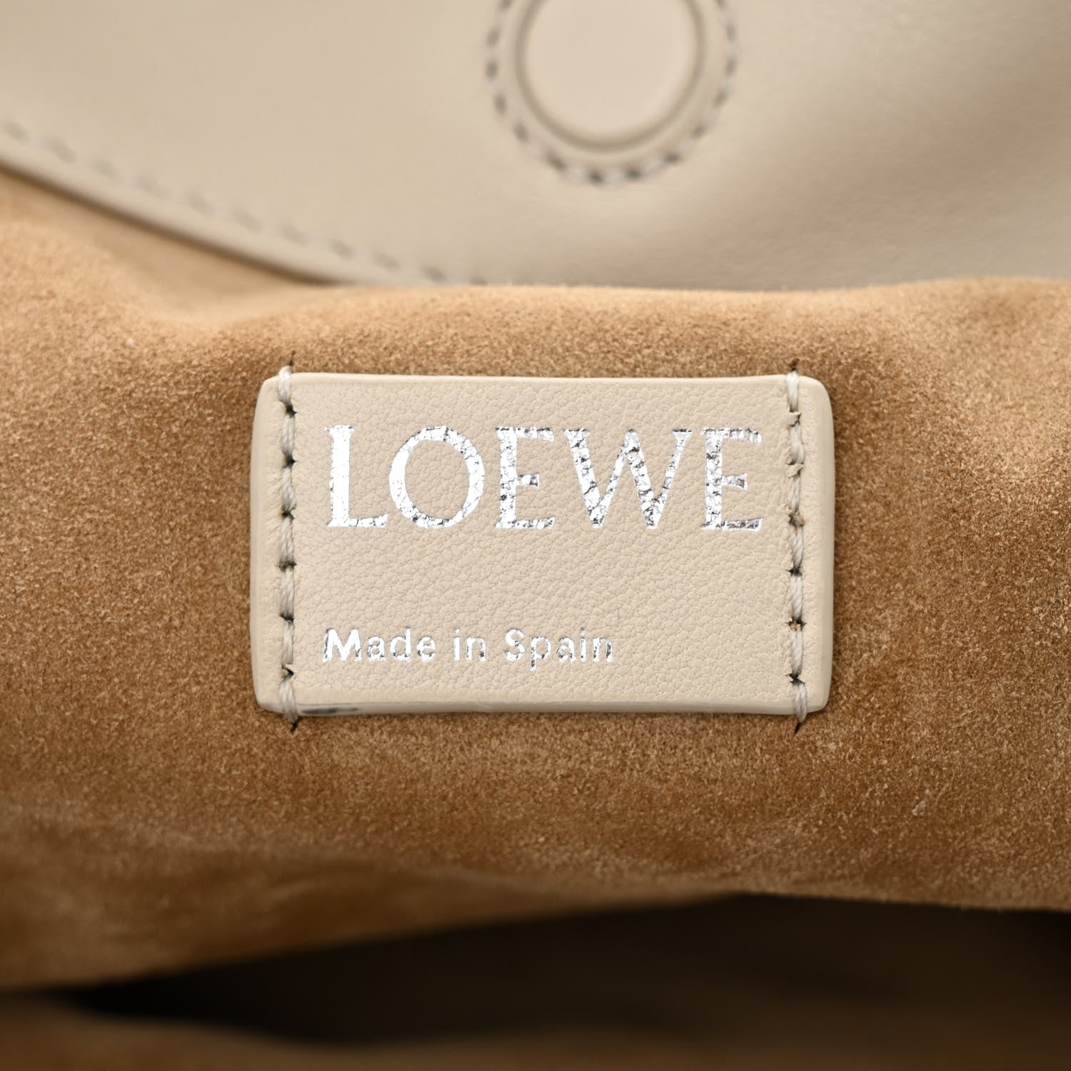 Loewe Mellow Nappa Medium Donut Chain Flamenco Knot Clutch Sea Salt 6 of 10