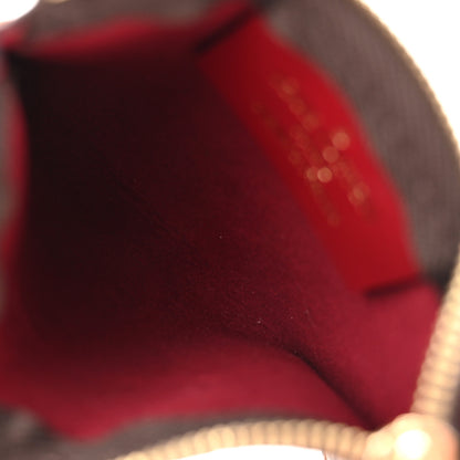 Louis Vuitton Damier Ebene Belmont Pochette Cherry Berry 5 of 7