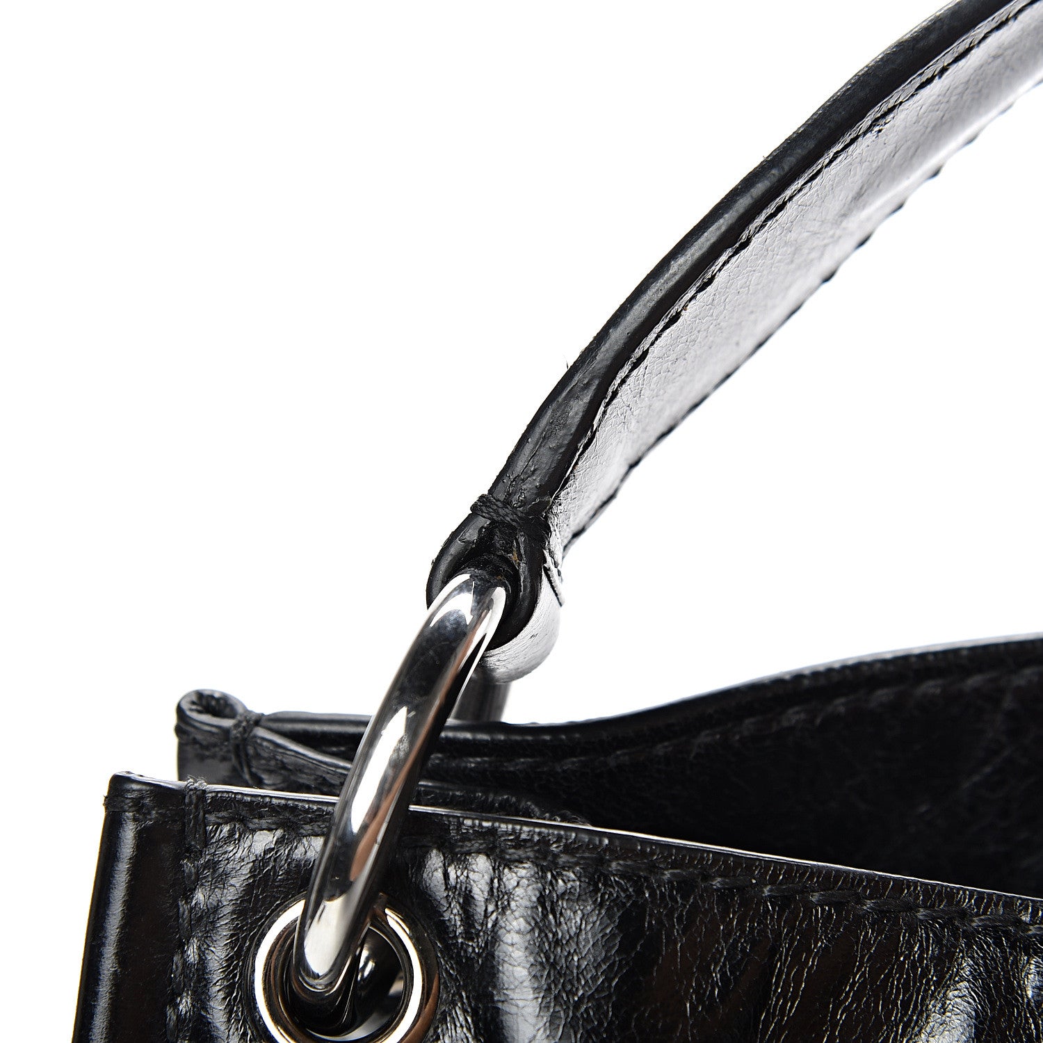Prada Vitello Shine Hobo Black 12 of 12