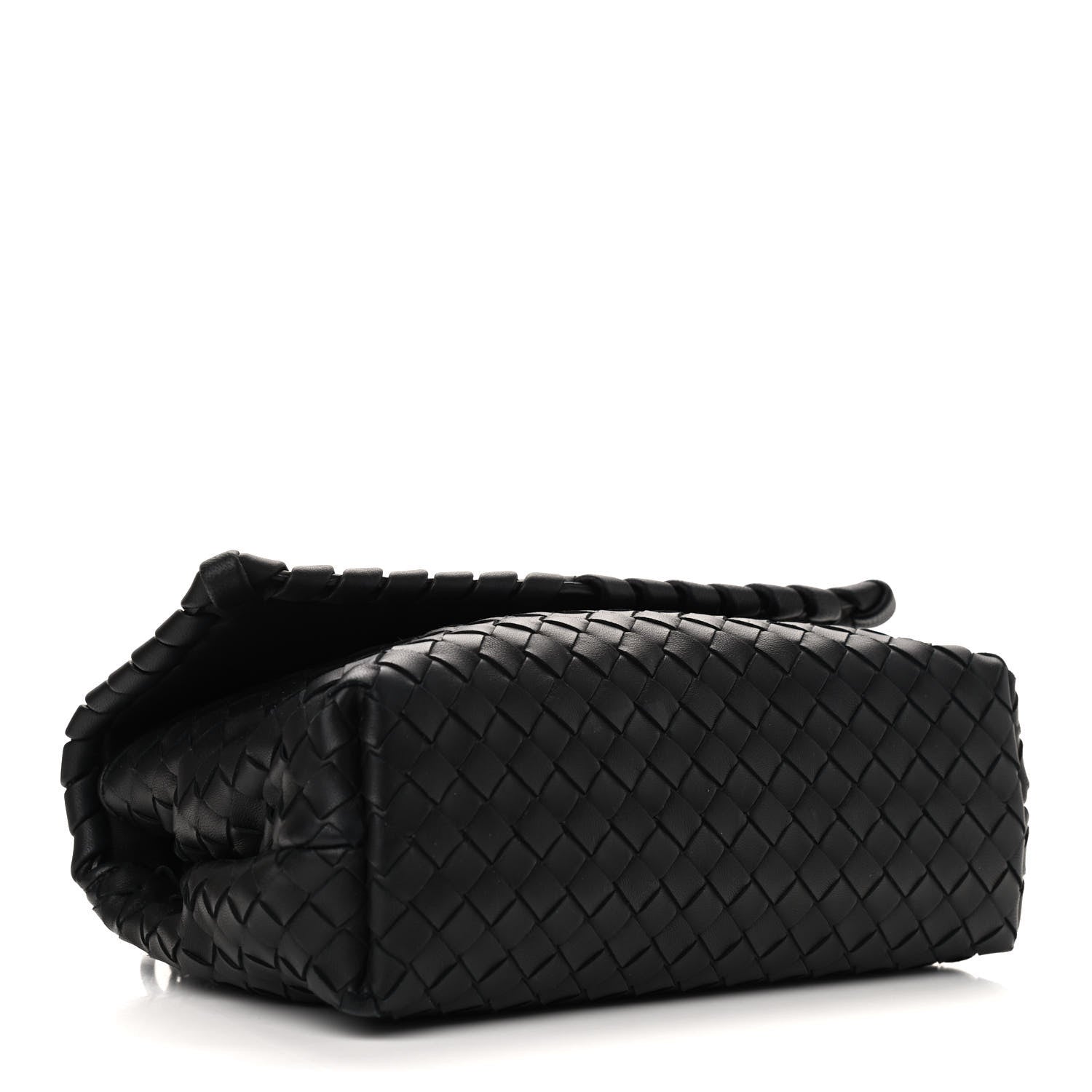 Bottega Veneta Nappa Intrecciato Baby Olimpia Shoulder Bag Black 4 of 11