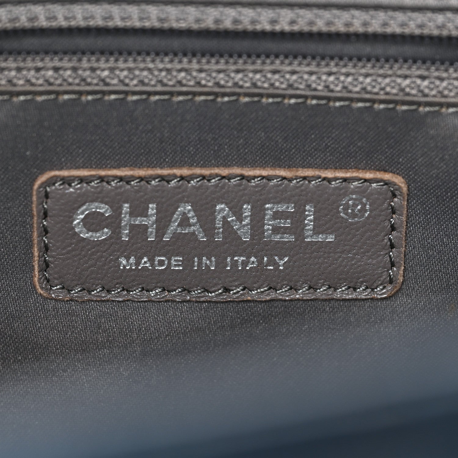 Chanel Caviar Quilted XL Grand Shopping Tote GST Dark Blue 6 of 9
