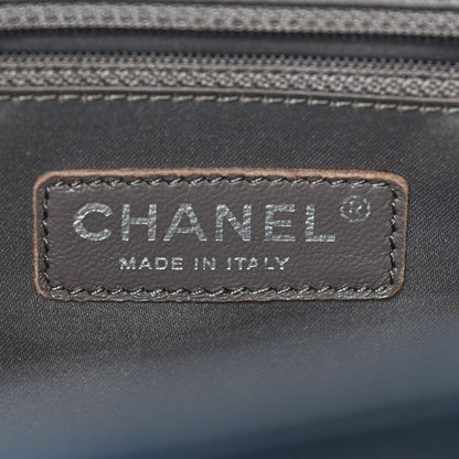 Chanel Caviar Quilted XL Grand Shopping Tote GST Dark Blue 6 of 9