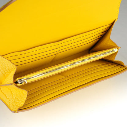 Hermes Matte Alligator Constance Wallet Mimosa 6 of 7