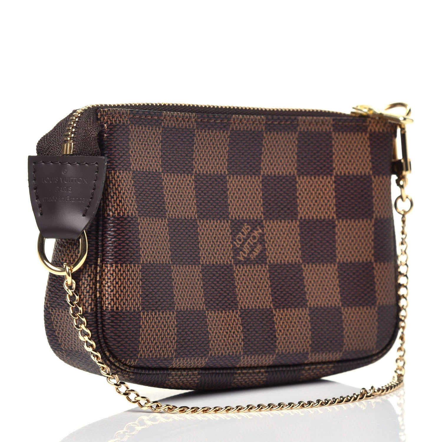 Louis Vuitton Damier Ebene Mini Pochette Accessories 3 of 9