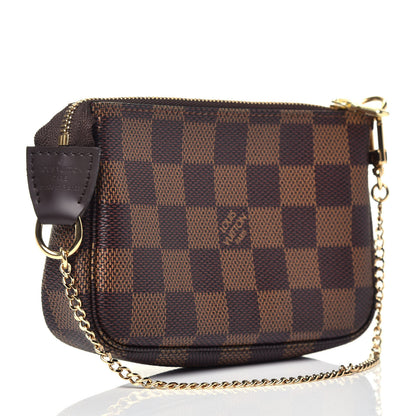 Louis Vuitton Damier Ebene Mini Pochette Accessories 3 of 9