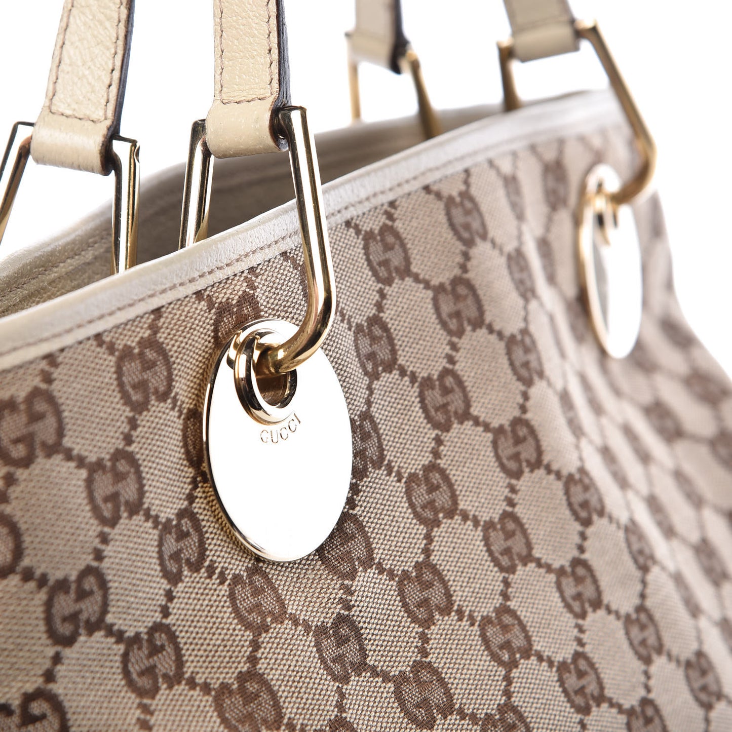 Monogram Medium Eclipse Tote Off White