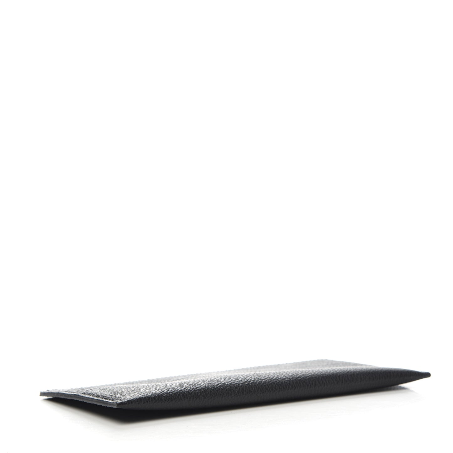Calfskin Felicie Chain Wallet Card Holder Insert Black