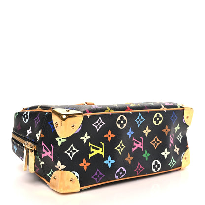 Louis Vuitton Monogram Multicolor Trouville Black 3 of 9