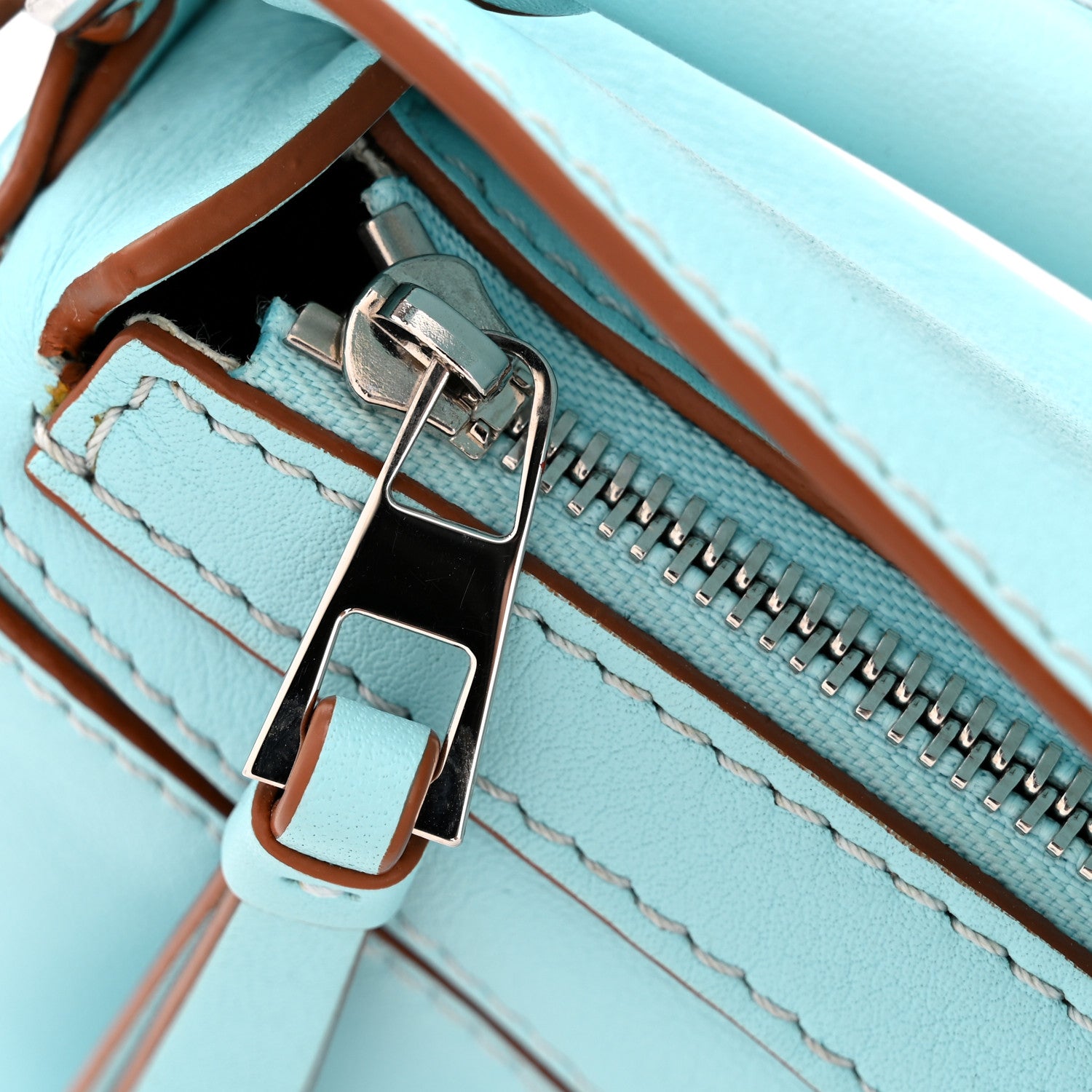 Loewe Calfskin Nano Puzzle Bag Pacific Aqua 11 of 12
