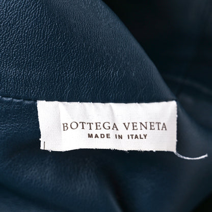 Bottega Veneta Smooth Butter Calf The Pouch Oversized Clutch Deep Blue 8 of 11