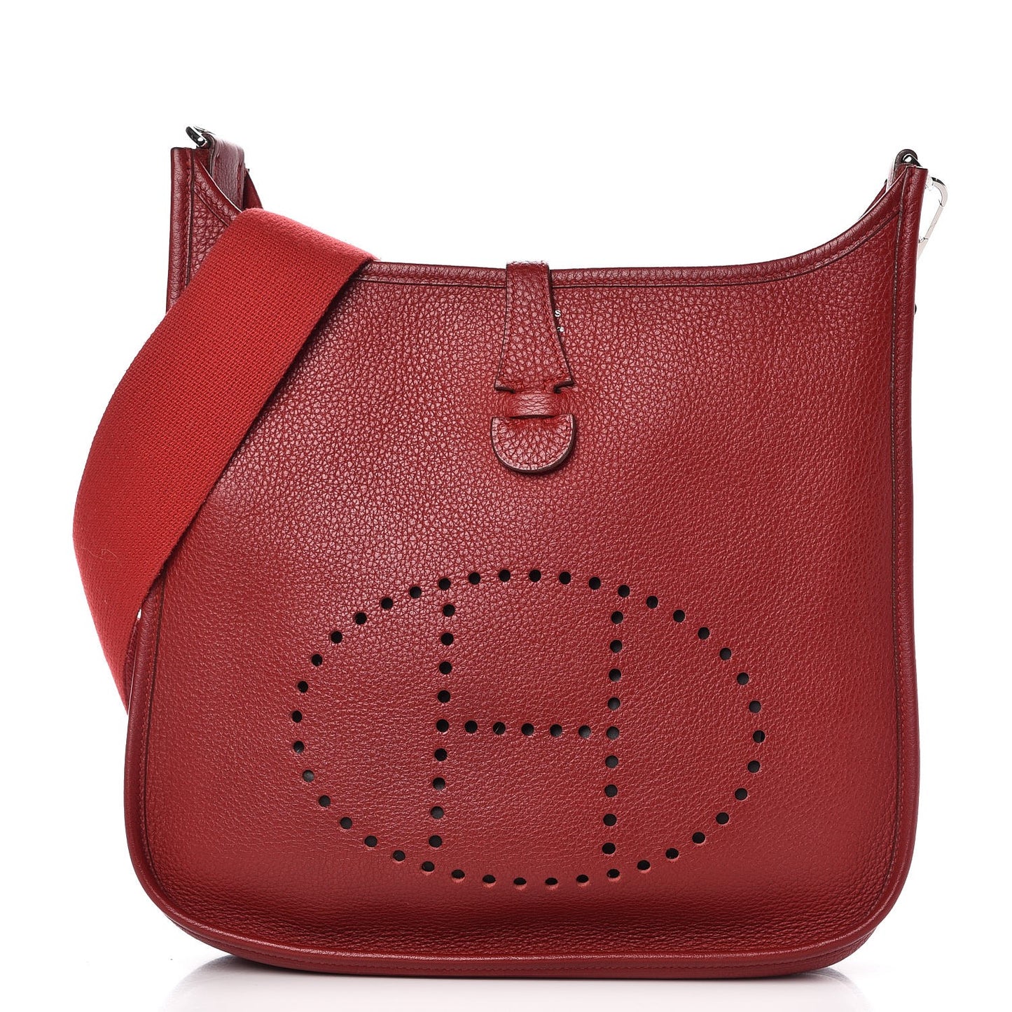 Taurillon Clemence Evelyne II PM Rouge Casaque