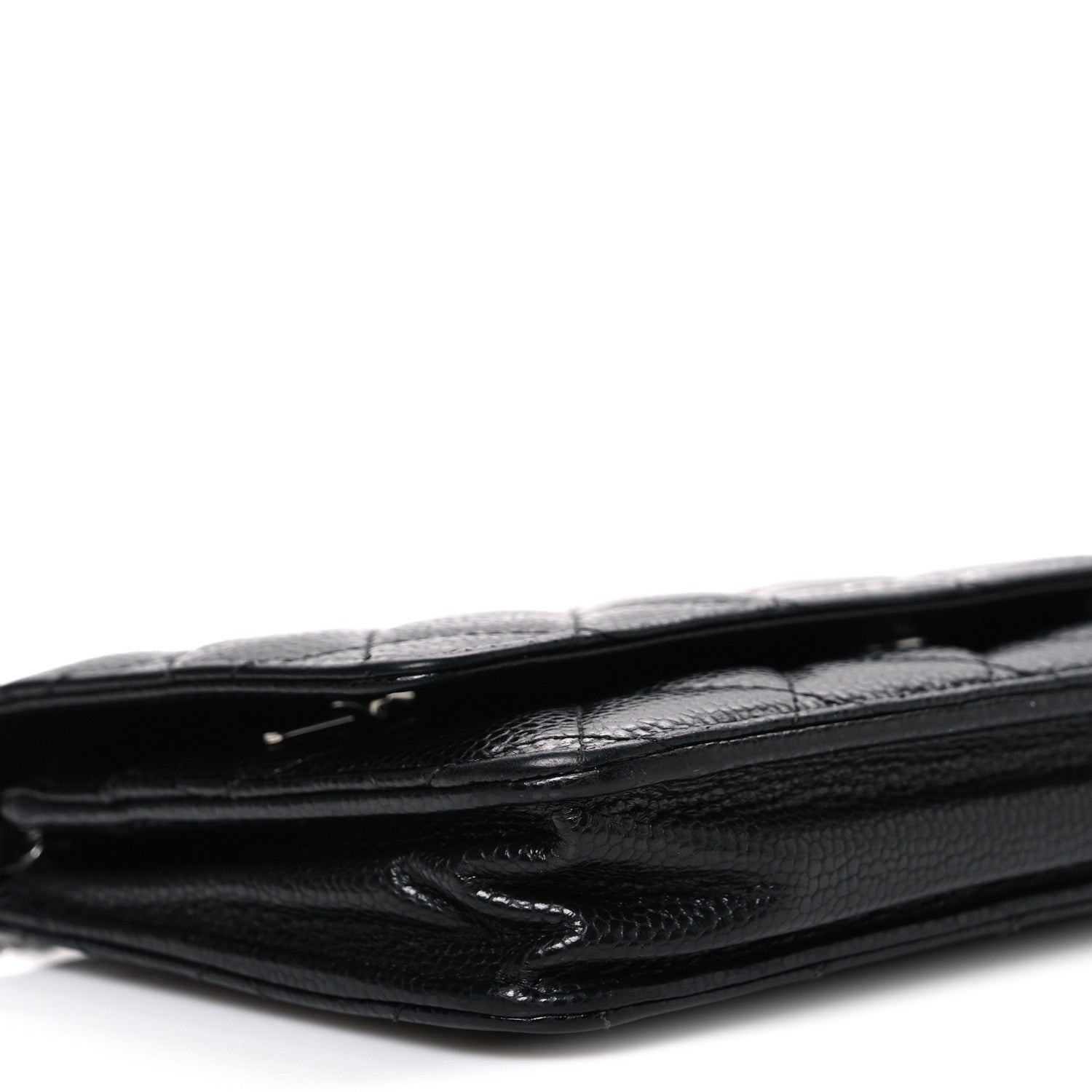 Chanel Caviar Quilted Wallet on Chain WOC Black 10 of 11