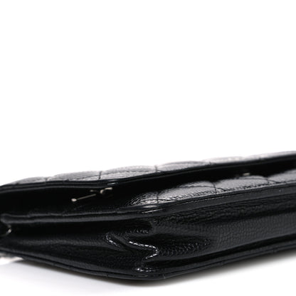 Chanel Caviar Quilted Wallet on Chain WOC Black 10 of 11