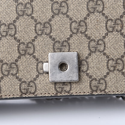 Gucci GG Supreme Monogram Small Dionysus Shoulder Bag Black 13 of 15