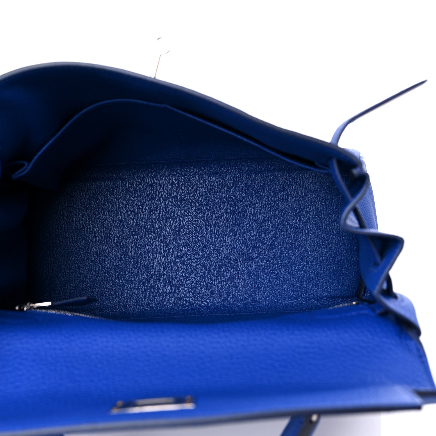 Hermes Togo Kelly Retourne 28 Bleu Royal 5 of 9