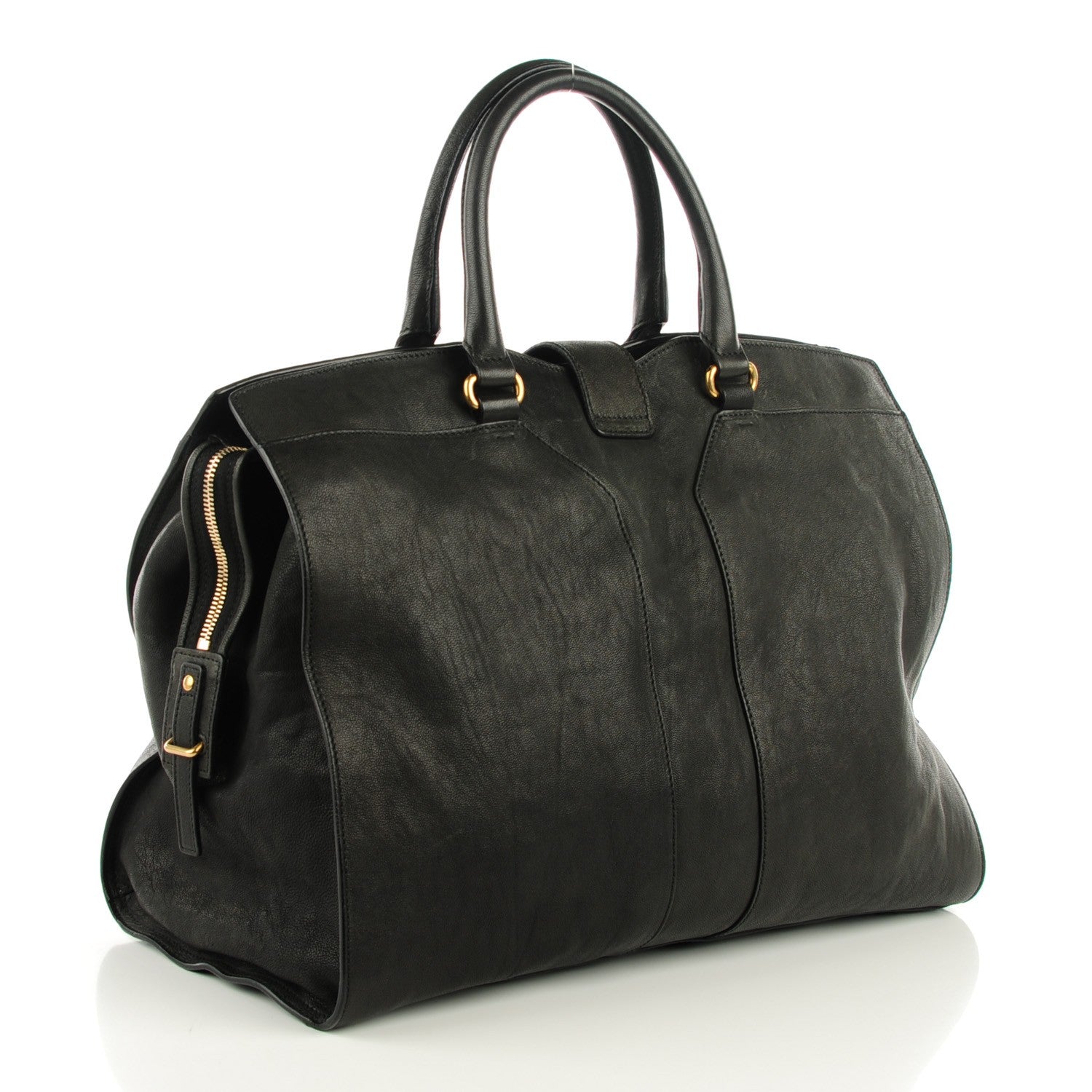 Saint Laurent Sheepskin Large Cabas ChYc Black 3 of 8