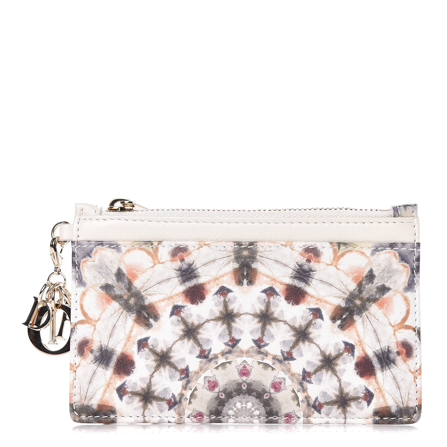 Christian Dior Calfskin Printed KaleiDiorscopic Card Holder Multicolor 1 of 10