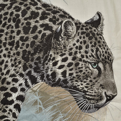 Hermes Cashmere Silk Panthera Pardus Scarf 140 Blanc Anthracite Vert 7 of 8