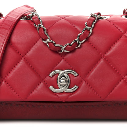 Chanel Caviar Lambskin Quilted Bi Coco Flap Red 10 of 12