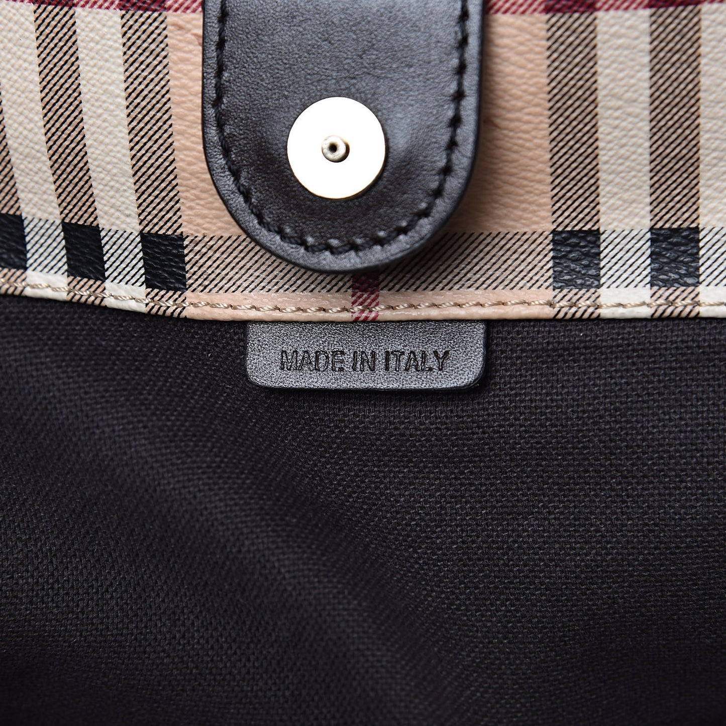 Haymarket Check Small Canterbury Tote Chocolate
